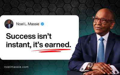 Thumbnail for the Diversified Game with Kellen Coleman and Noel Massie that says, "Success Isn't Instant, It's Earned"
