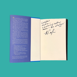 Portrait Teal Signed Copy